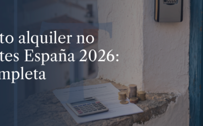 Impuesto sobre el alquiler para no residentes en España 2026: guía completa — tipos, deducciones y plazos